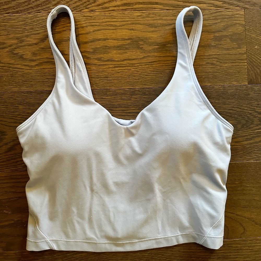 Lululemon Align Tank Top Blue Linen Size 6